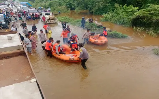 Banjir Melanda Kab. Konawe Utara, Sulawesi Tenggara